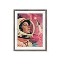 Picture of Astronaut in Space _GroupedProduct_Rectangle_Portrait_Framed_Matted_