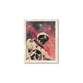 Picture of Astronaut in  Space _GroupedProduct_Rectangle_Portrait_Framed_Matted_