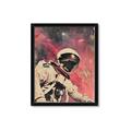 Picture of Astronaut in  Space _GroupedProduct_Rectangle_Portrait_Framed_Matted_