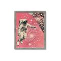 Picture of Astronaut in  Space _GroupedProduct_Rectangle_Portrait_Framed_Matted_