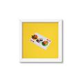 Picture of Sushi Selection on a Playing Card _GroupedProduct_Square_Framed_Matted_