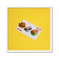 Picture of Sushi Selection on a Playing Card _GroupedProduct_Square_Framed_Matted_