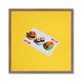 Picture of Sushi Selection on a Playing Card _GroupedProduct_Square_Framed_Matted_