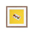 Picture of Sushi Selection on a Playing Card _GroupedProduct_Square_Framed_Matted_