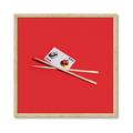 Picture of Sushi card _GroupedProduct_Square_Framed_Matted_