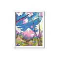 Picture of The Way To the Mountain _GroupedProduct_Rectangle_Portrait_Framed_Matted_