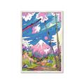 Picture of The Way To the Mountain _GroupedProduct_Rectangle_Portrait_Framed_Matted_