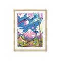 Picture of The Way To the Mountain _GroupedProduct_Rectangle_Portrait_Framed_Matted_