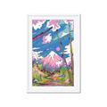 Picture of The Way To the Mountain _GroupedProduct_Rectangle_Portrait_Framed_Matted_