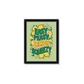 Picture of Easy Peasy Lemon Squeezy Typography Poster _GroupedProduct_Rectangle_Portrait_Framed_Matted_