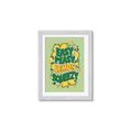 Picture of Easy Peasy Lemon Squeezy Typography Poster _GroupedProduct_Rectangle_Portrait_Framed_Matted_