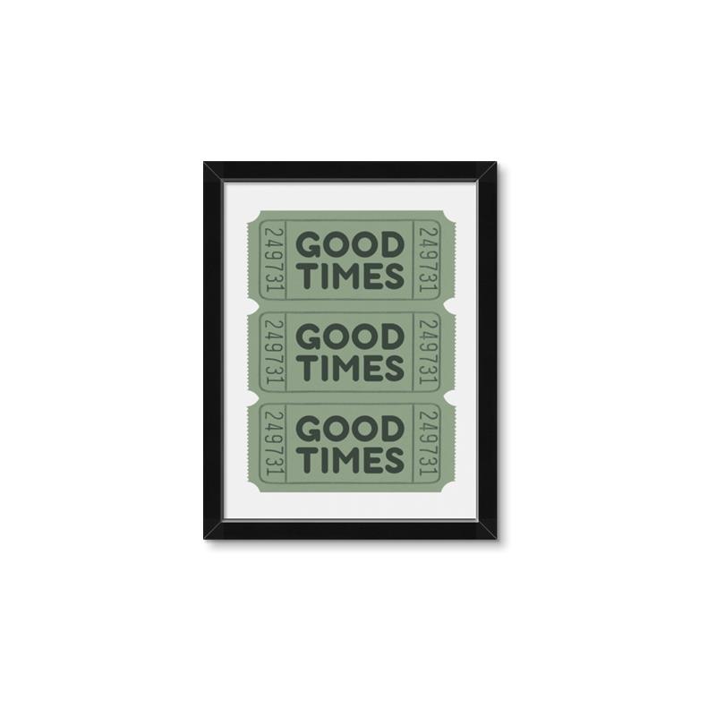 Picture of Good Times Poster _GroupedProduct_Rectangle_Portrait_Framed_Matted_