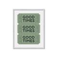 Picture of Good Times Poster _GroupedProduct_Rectangle_Portrait_Framed_Matted_