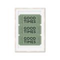 Picture of Good Times Poster _GroupedProduct_Rectangle_Portrait_Framed_Matted_