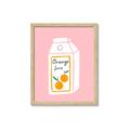 Picture of Orange Juice Poster _GroupedProduct_Rectangle_Portrait_Framed_Matted_