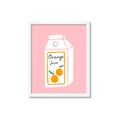 Picture of Orange Juice Poster _GroupedProduct_Rectangle_Portrait_Framed_Matted_