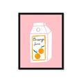 Picture of Orange Juice Poster _GroupedProduct_Rectangle_Portrait_Framed_Matted_