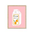 Picture of Orange Juice Poster _GroupedProduct_Rectangle_Portrait_Framed_Matted_