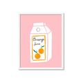 Picture of Orange Juice Poster _GroupedProduct_Rectangle_Portrait_Framed_Matted_