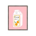 Picture of Orange Juice Poster _GroupedProduct_Rectangle_Portrait_Framed_Matted_