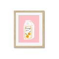Picture of Orange Juice Poster _GroupedProduct_Rectangle_Portrait_Framed_Matted_