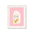 Picture of Orange Juice Poster _GroupedProduct_Rectangle_Portrait_Framed_Matted_