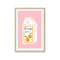 Picture of Orange Juice Poster _GroupedProduct_Rectangle_Portrait_Framed_Matted_