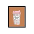 Picture of Caffeeine Queen Poster _GroupedProduct_Rectangle_Portrait_Framed_Matted_