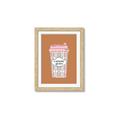 Picture of Caffeeine Queen Poster _GroupedProduct_Rectangle_Portrait_Framed_Matted_
