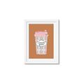 Picture of Caffeeine Queen Poster _GroupedProduct_Rectangle_Portrait_Framed_Matted_