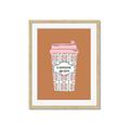 Picture of Caffeeine Queen Poster _GroupedProduct_Rectangle_Portrait_Framed_Matted_