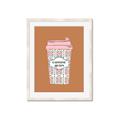Picture of Caffeeine Queen Poster _GroupedProduct_Rectangle_Portrait_Framed_Matted_