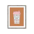 Picture of Caffeeine Queen Poster _GroupedProduct_Rectangle_Portrait_Framed_Matted_