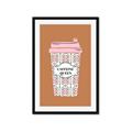 Picture of Caffeeine Queen Poster _GroupedProduct_Rectangle_Portrait_Framed_Matted_