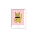 Picture of Maneki Neko – Lucky Cat _GroupedProduct_Rectangle_Portrait_Framed_Matted_