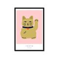 Picture of Maneki Neko – Lucky Cat _GroupedProduct_Rectangle_Portrait_Framed_Matted_