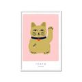Picture of Maneki Neko – Lucky Cat _GroupedProduct_Rectangle_Portrait_Framed_Matted_