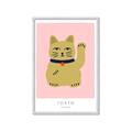 Picture of Maneki Neko – Lucky Cat _GroupedProduct_Rectangle_Portrait_Framed_Matted_