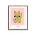 Picture of Maneki Neko – Lucky Cat _GroupedProduct_Rectangle_Portrait_Framed_Matted_