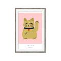 Picture of Maneki Neko – Lucky Cat _GroupedProduct_Rectangle_Portrait_Framed_Matted_