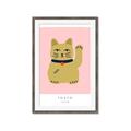 Picture of Maneki Neko – Lucky Cat _GroupedProduct_Rectangle_Portrait_Framed_Matted_