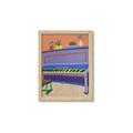 Picture of Retro Style Piano _GroupedProduct_Rectangle_Portrait_Framed_Matted_