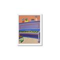 Picture of Retro Style Piano _GroupedProduct_Rectangle_Portrait_Framed_Matted_