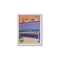 Picture of Retro Style Piano _GroupedProduct_Rectangle_Portrait_Framed_Matted_