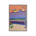 Picture of Retro Style Piano _GroupedProduct_Rectangle_Portrait_Framed_Matted_