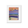 Picture of Retro Style Piano _GroupedProduct_Rectangle_Portrait_Framed_Matted_