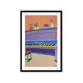 Picture of Retro Style Piano _GroupedProduct_Rectangle_Portrait_Framed_Matted_