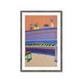 Picture of Retro Style Piano _GroupedProduct_Rectangle_Portrait_Framed_Matted_