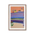 Picture of Retro Style Piano _GroupedProduct_Rectangle_Portrait_Framed_Matted_