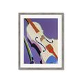 Picture of Retro Style Violin _GroupedProduct_Rectangle_Portrait_Framed_Matted_